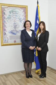 Serbian Prosecutor Snežana Stanojković meets BH Chief Prosecutor Gordana Tadić